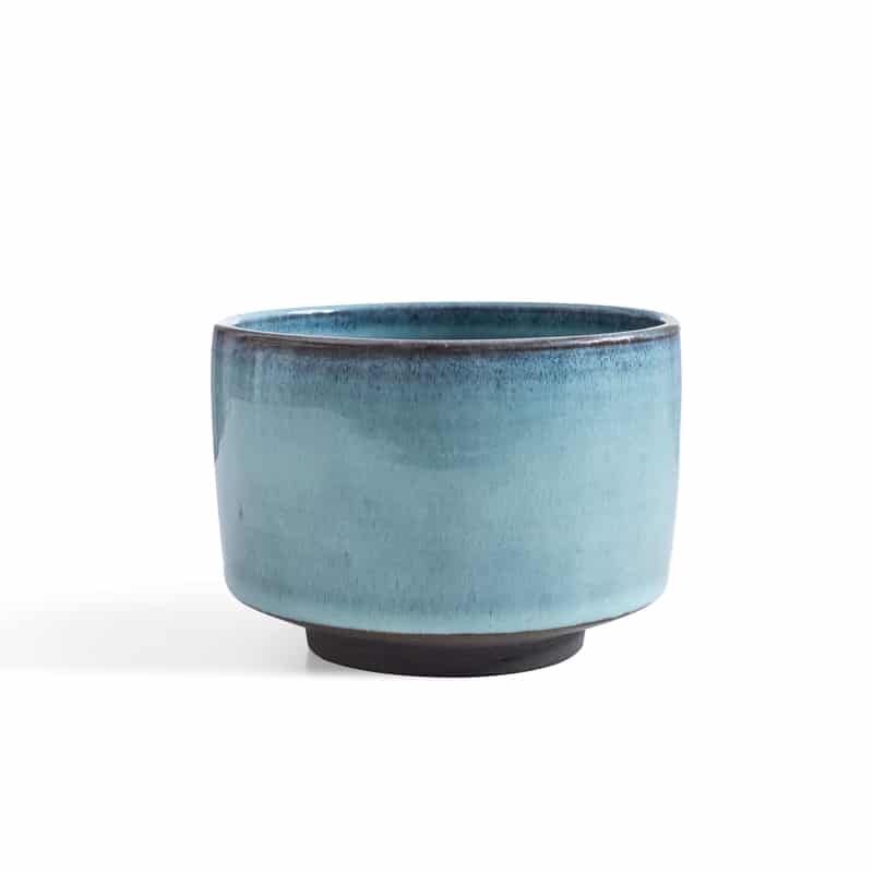 moya-matcha-umi-teeschale Licht Blauwe Chawan | Matcha Kom