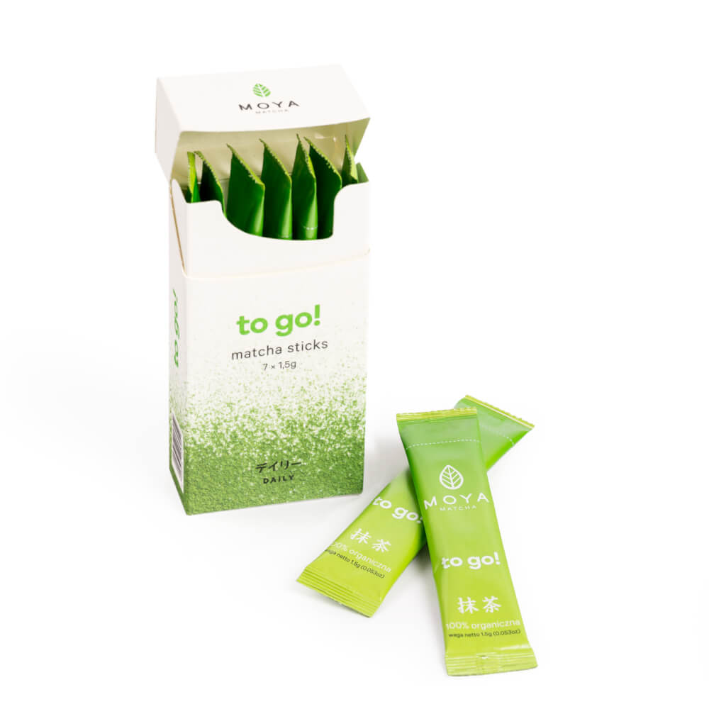 Moya Matcha To Go! Daily Japanischer Bio-Tee-7-sticks