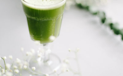 Virgin matcha spritzer